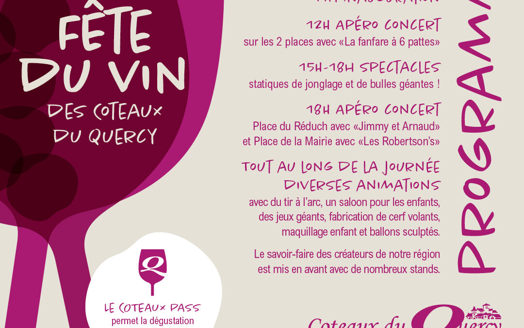 Fête du vin Coteaux du Quercy